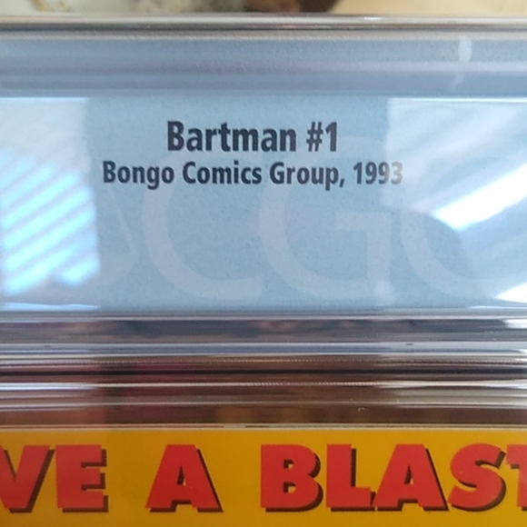Bartman #1 Bongo Group, 1993 Silver Foil Cover w/Bartman Poster CGC 9.8 … - Picture 9 of 12